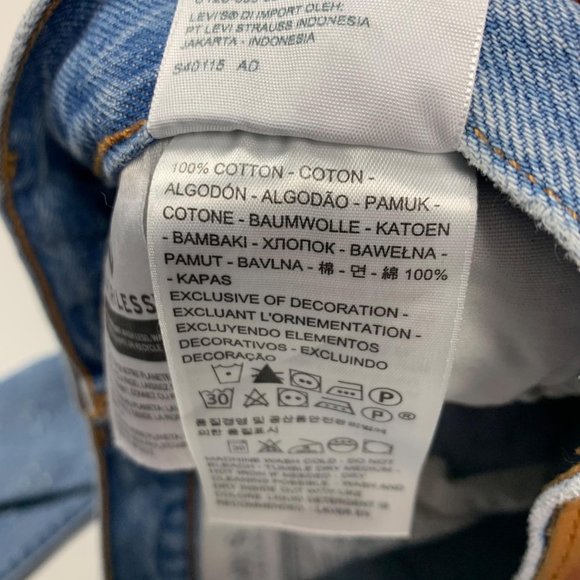 Levi's High Rise Women Jeans - Blue - Picture 10 of 10